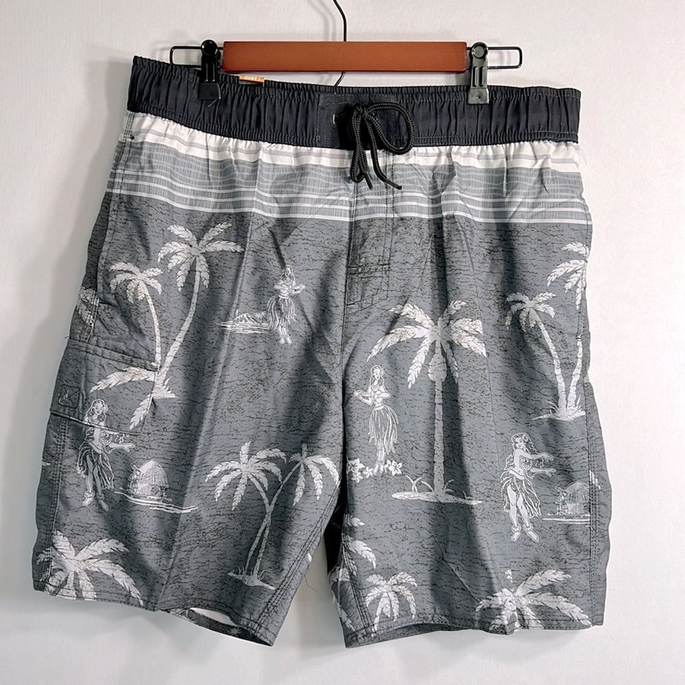 U.S. Apparel Men's Swim Shorts size L NWT